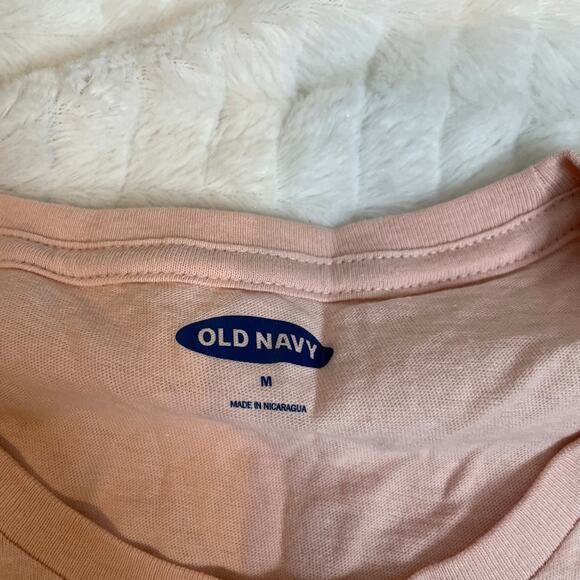 OLD NAVY‎ Clueless Pink Tee Shirt Medium Graphic Tee 90s Vibe - Picture 2 of 3